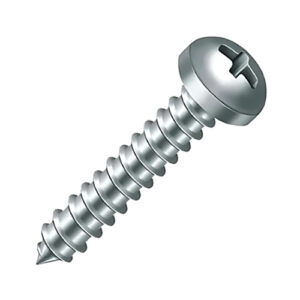 Parafuso Autoatarraxante Cabeça Panela Philips Branco